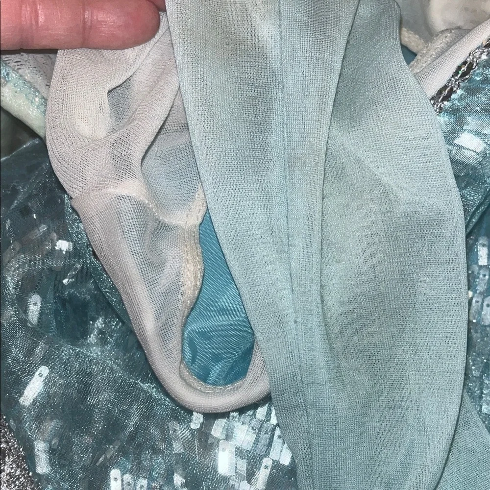 Disney Frozen Blue and Silver Costume Dress Childs size 7/8 - Picture 14 of 14